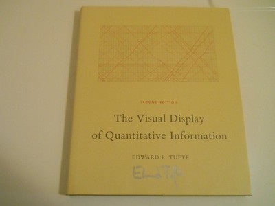 Visual Display of Quantitative Information Edward R. Tufte HARDCOVER  NEW SIGNED