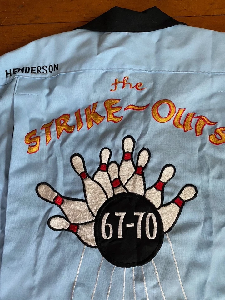 Trofeo de Bowling del Equipo y Camiseta del Equipo 1967-70, Darmstadt Alemania, USAF Foto 4 de 4