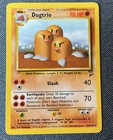 Dugtrio Pokemon TCG Base Set 2  Non Holo Rare Card 23/130 LP