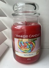 Yankee Candle Large Jar 623g Tutti Frutti Deerfield USA Rare 