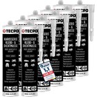 10x370g TECPO KAROSSERIE KLEBE und DICHTMASSE SCHWARZ KAROSSERIEKLEBER KLEBMASSE