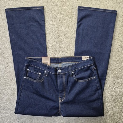 Levis Jeans 725 High Rise Bootcut Womens 33/30 High Rise Dark Wash Western USA