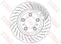 Bremsscheibe TRW DF6721S Porsche 991 351 404 01 Porsche 991 351 404 02