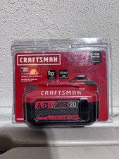 Craftsman CMCB204 V20 Lithium Ion Battery 4.0 Ah NEW Open Box 