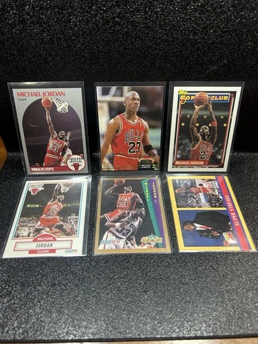 Michael Jordan 6 Card Lot!! ☄️- All Mint-NM Possible Gems 💎