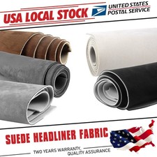 3mm Thick Suede Headliner Fabric Foam Back Auto Roof Repair Upholstery Material