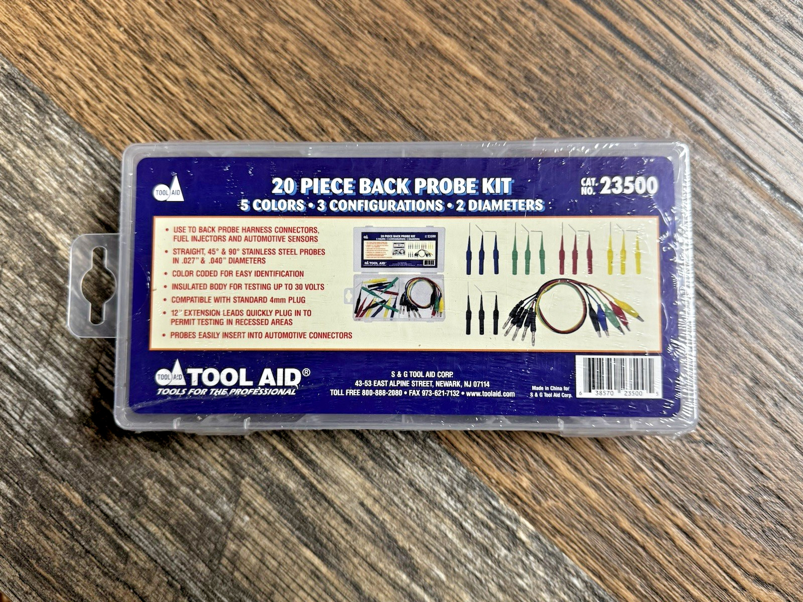 Tool Aid 23500 Back Probe Kit, 20pc Electrical Testing Set Automotive