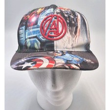 Marvel Avengers Kids Snapback Cap Multicolored Cotton One Size