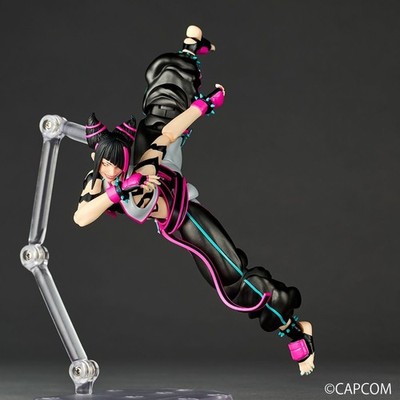 Revoltech JURI Street Fighter 6e limited w/Bonus Parts Release On