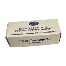 Creative Memories Custom Cutting System 3 Piece Blade Cartridge Set CM