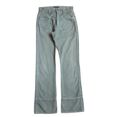 Alexander McQueen, Archive 90s Alexander Mcqueen Denim Pants Vintage size 44 Sage Green