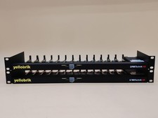 LOT of 2 LYNX TECHNIK AG yellobrik RFR 1000 1RU Rack Frame NO A/C READ