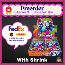 [PSL] Inferno X Booster Box Pokemon Card Game Mega M2 Japanese w/shrink FedEx