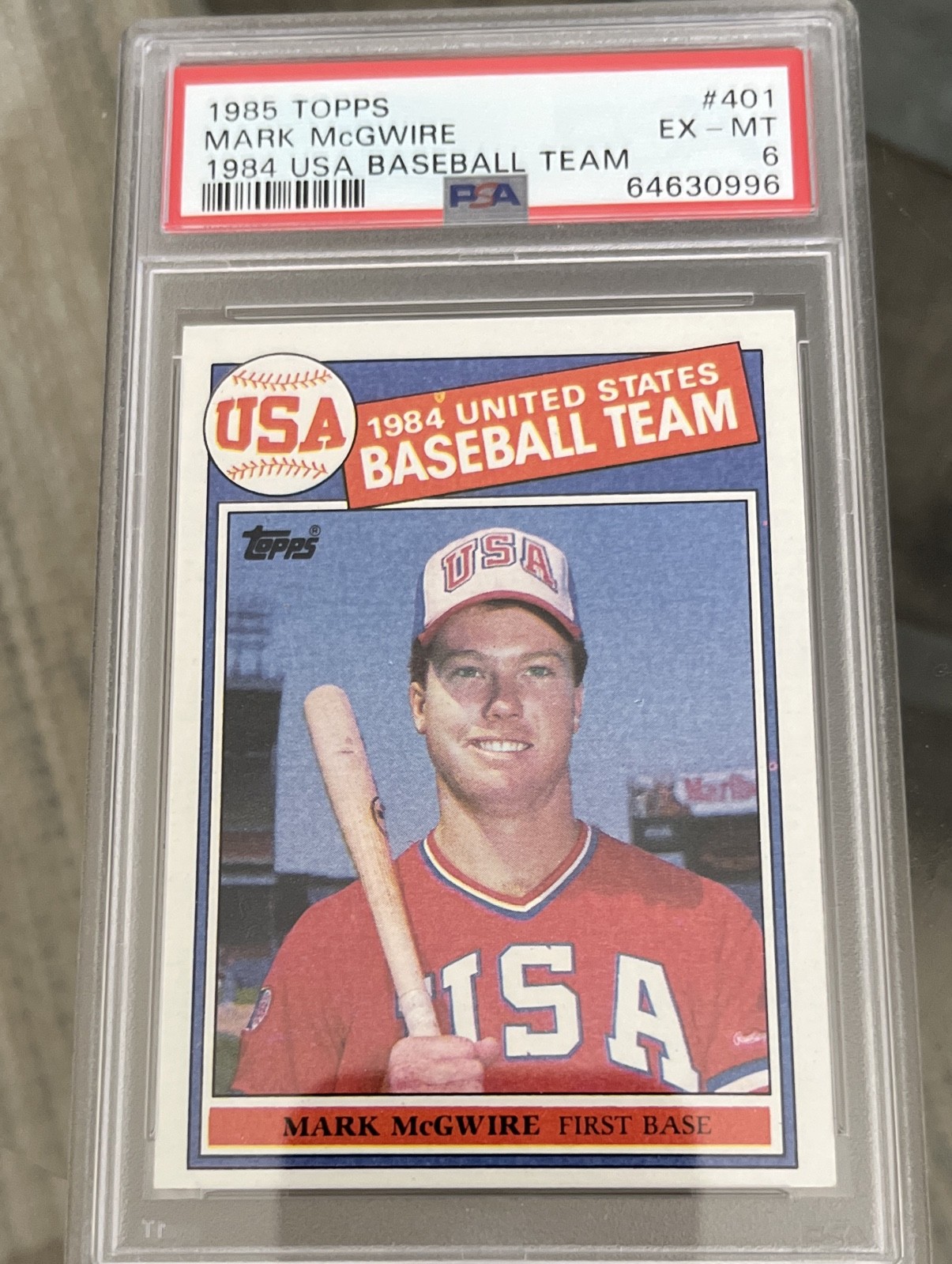 1985 Topps - Mark McGwire #401 (RC)