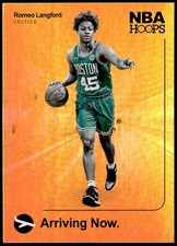 2019-20 Hoops #5 Romeo Langford Arriving Now Holo Rookie E1