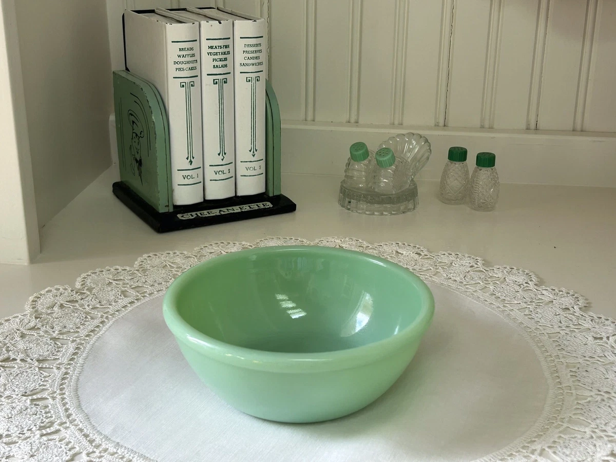 25+ Anchor Hocking Fire King Jadeite Restaurant Glass for sale