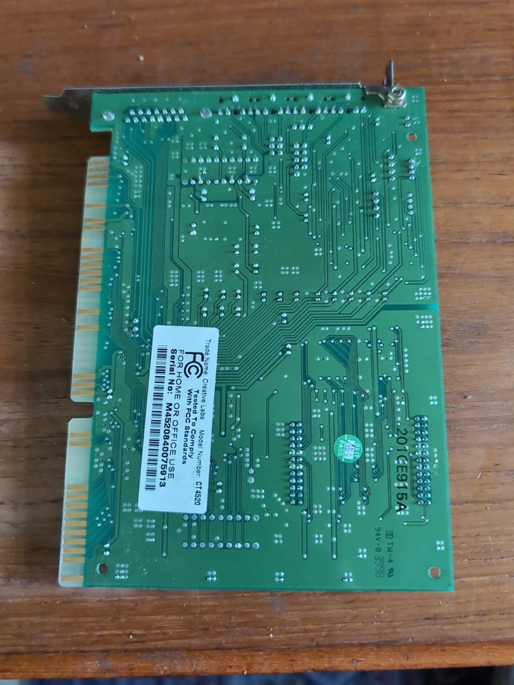 Soundblaster AWE64 CT4520 Creative Sound Card 16-Bit ISA - Image 2 of 4