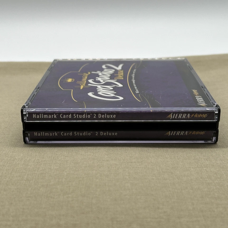 Hallmark Card Studio Deluxe 2 (PC CD 4-Disc Set Windows) Scrapbook Paper Doll + - Image 3 of 4