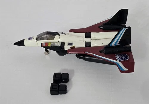 J-848 VINTAGE 1980'S HASBRO G1 TRANSFORMERS DECEPTICON JETS RAMJET - COMPLETE