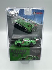 Nuovissima Mini GT Porsche 911 GT3 R #77 AO Racing #889 verde rexy