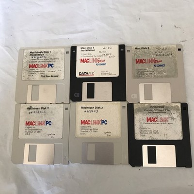 Mac Link Plus Install Disks + Dos Disk Installation