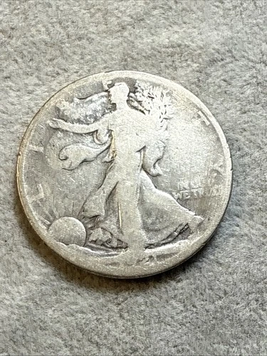 1921 WALKING LIBERTY HALF DOLLAR GOOD DETAILS Nice Coin See Pics 7672