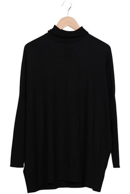COS Pullover Damen Strickpullover Strick Oberteil Gr. L Wolle Schwarz #3795j8t
