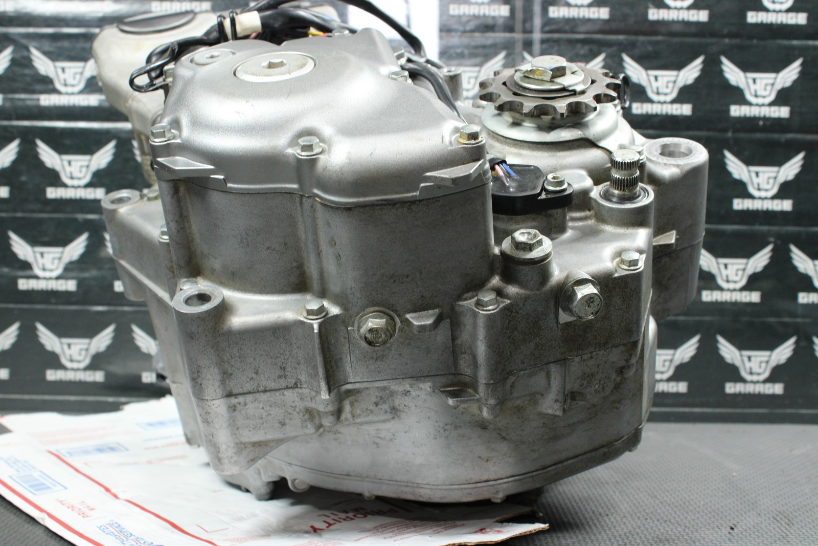 2018 SUZUKI RMZ250 COMPLETE OEM ENGINE MOTOR CRANKCASES TOP BOTTOM END NICE!