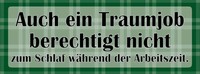 Holzschild 10X27 Cm Traumjob Berechtigt Nicht Dekoration Deko Geschenk Holz Schi