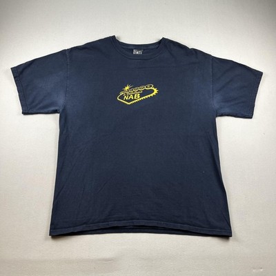 Vintage Apple T-Shirt Mens Medium Black Technology NAB Show Mac Software PC y2k
