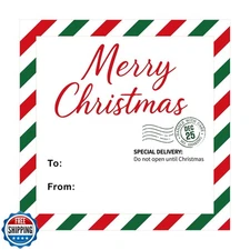 Alynta Christmas Gift Tags Stickers - 120Pcs Holiday Gift Tags St