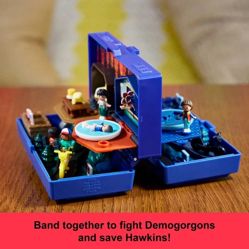 Polly Pocket Collector Stranger Things Compact, Special Edition Dolls and Plays