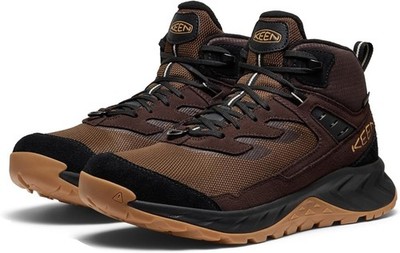 KEEN Men's Size 9 Leather Waterproof Snow Hiking Boots Dark Earth/Java 1031176
