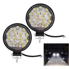 42w Flood Spot Work Led Light Bar Round Lamp Driving Offroad Suv Car Truck Slim 42w Flood Spot Work Led Light Bar Round Lamp Driving Offroad Suv Car Truck Slim