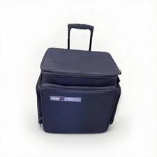 CROP IN STYLE XXL Rolling Tote Scrapbook Art Craft Storage Organizer Luggage Bag