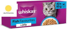 Adult Wet Cat Food in Jelly 40X85G Fish Favourites 4.69 per kilo