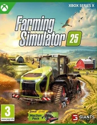FARMING SIMULATOR 25 XBOX SERIES X VIDEO GAME ORIGINAL UK RELEASE MINT CONDITION