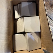 Lot, 35  Matte White Ceramic Tile 3.5 X 3.5 J...