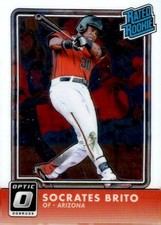 2016 Donruss Optic #58 Socrates Brito RR Arizona Diamondbacks