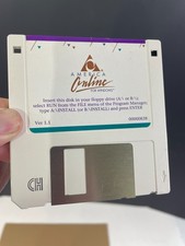Version 1.1 America Online Collectible Floppy 3.5" Vintage AOL DISK Windows