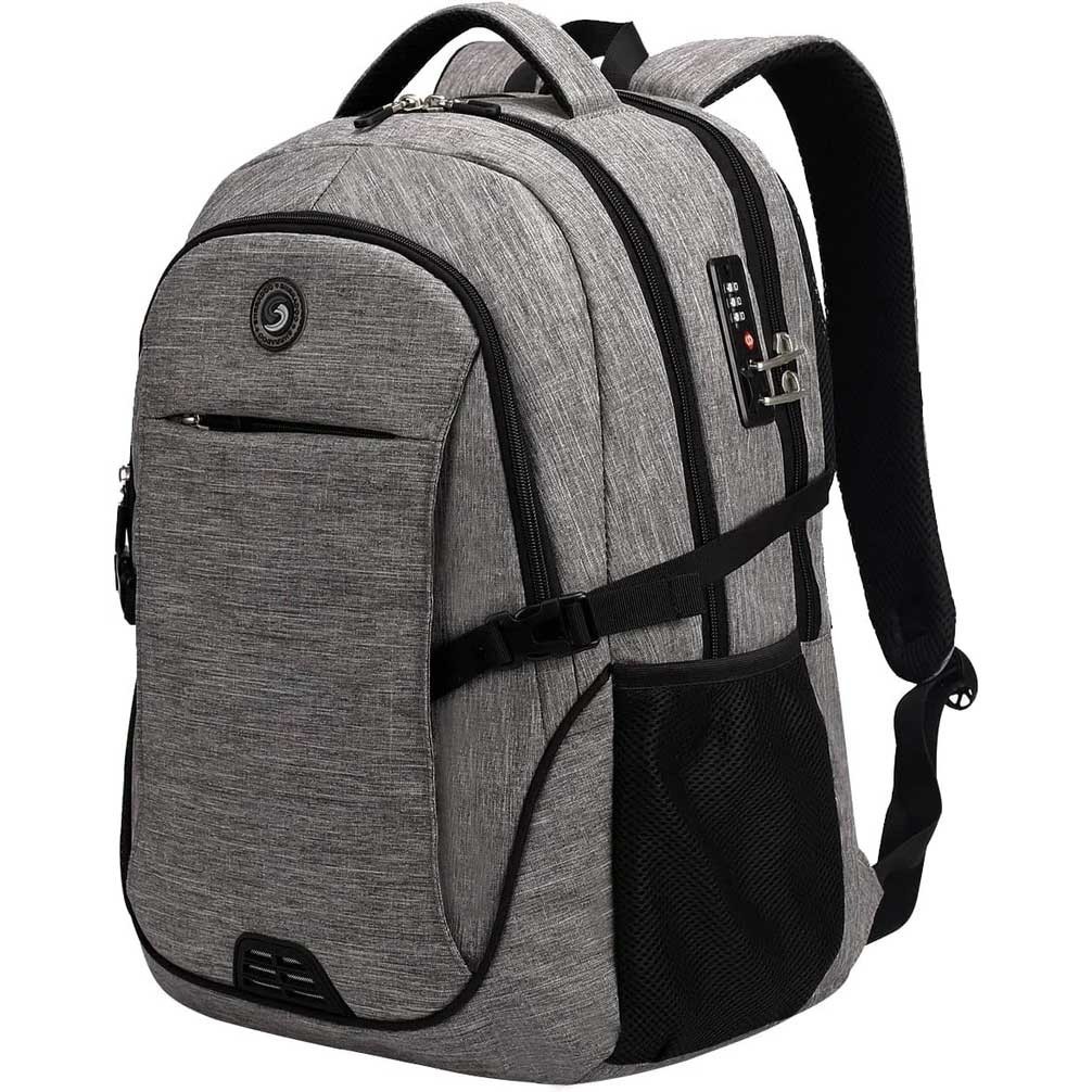 17 Inch Laptop Backpack for Travel with USB Port and Luggage