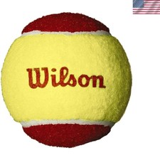 3 Pack Wilson Youth Tennis Balls - Low Compression Tennis Balls for Ages 5-8
