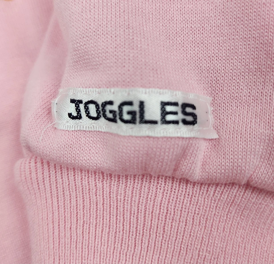 Sudadera Vintage Años 80 Joggles “Magic Bunny” Rosa Cuello Redondo - Talla 6X Foto 4 de 4