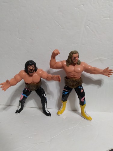 WCW Galoob Fabulous Freebirds UK Figures With Belt...