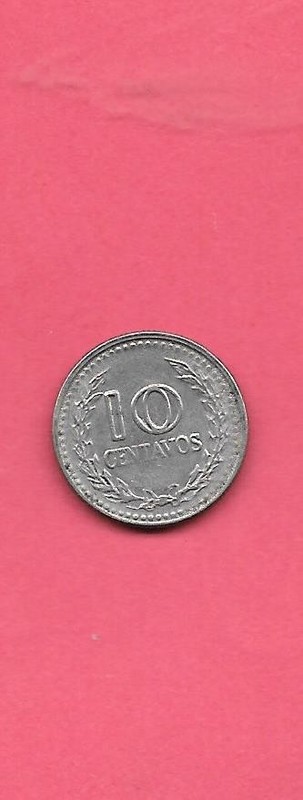 COLOMBIA KM253 UNCIRCULATED-UNC MINT 1975 10 CENTAVOS OLD VINTAGE COIN
