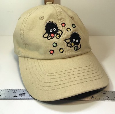 Dad Hat SOOT SPRITE + Konpeito Candy Tan Hot Topic Spirited Away Ghibli Totoro 