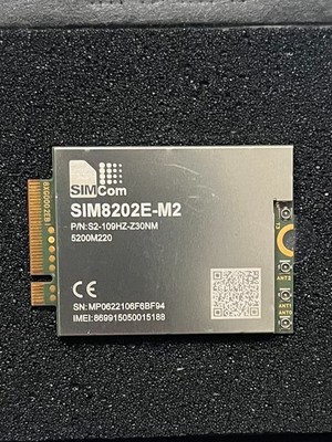 Simcom SIM8202E-M2 5G/LTE/WCDMA/GSM NGFF Modem M.2