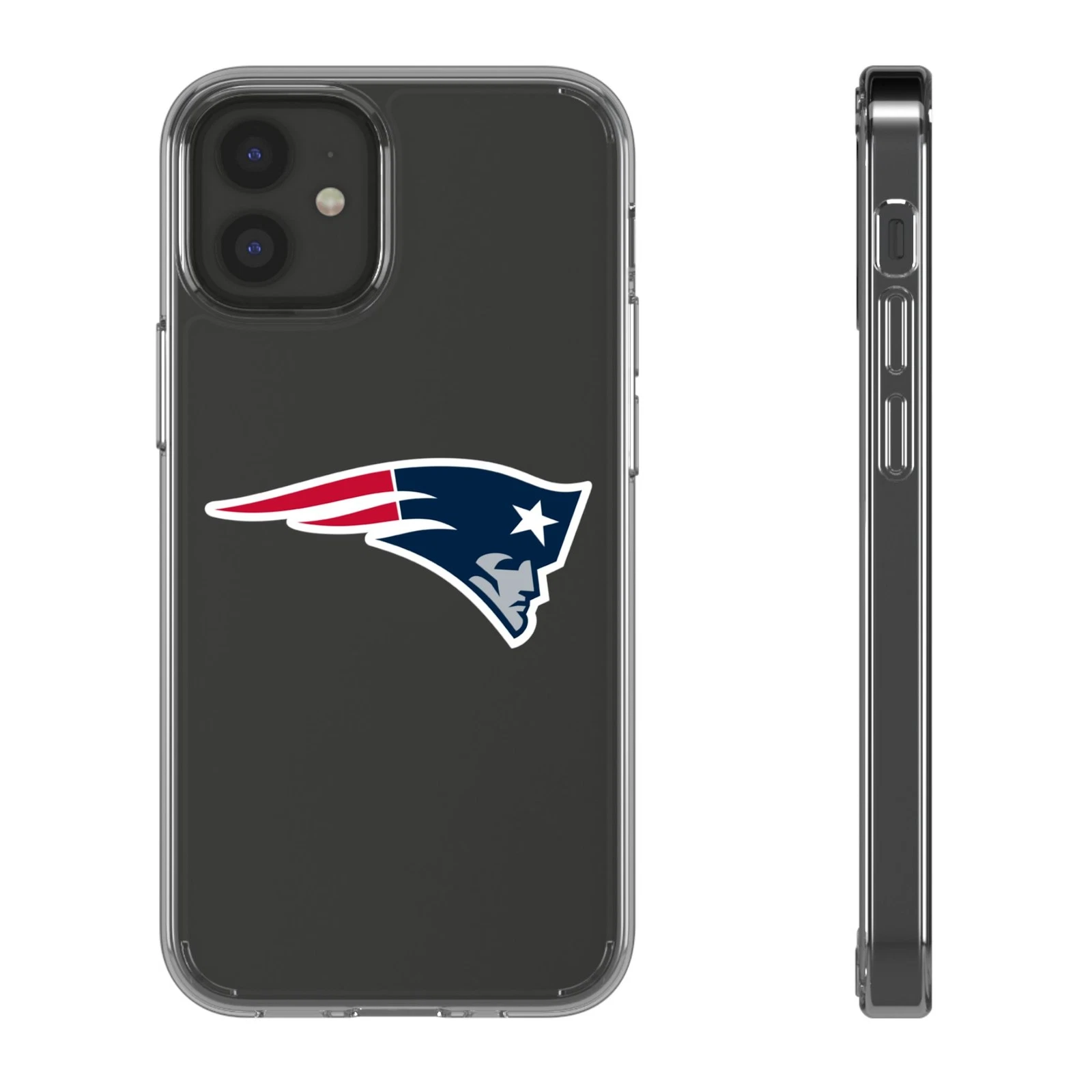 New England Patriots Clear Phone Case for iPhone
