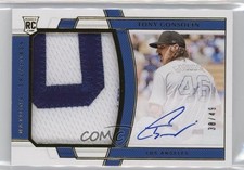 2020 Panini National Treasures Gold 38/49 Tony Gonsolin #185 Auto 12v9