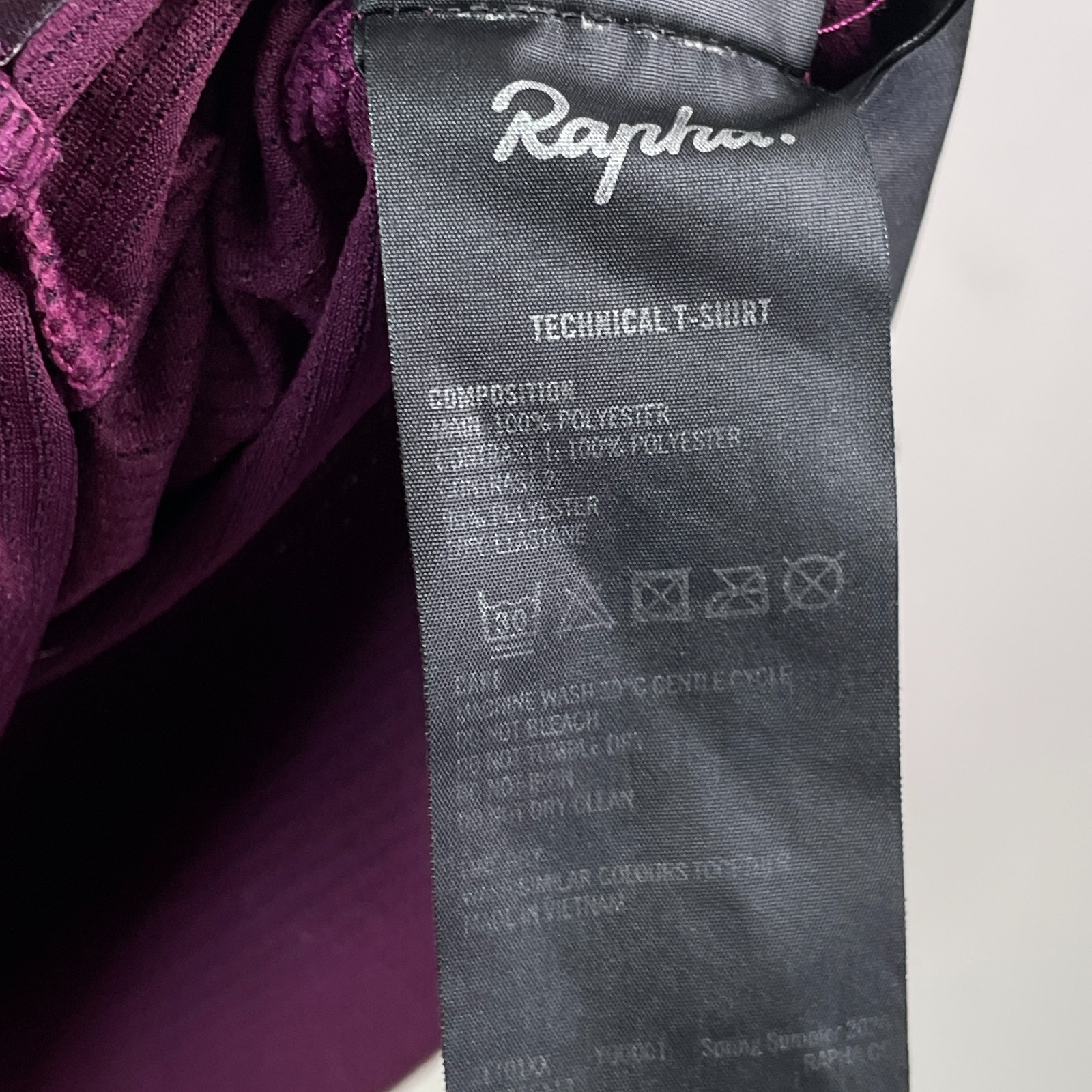 Rapha Technical Shirt Men Medium Purple Geometric… - image 7